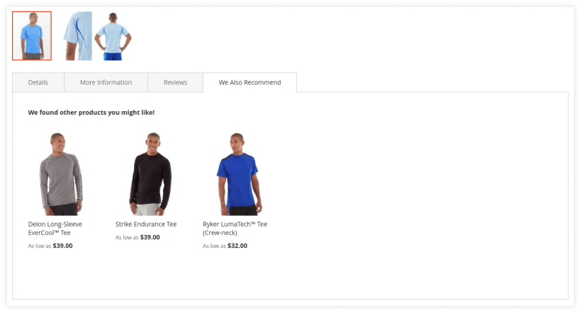 Product detail Tabs extension for Magento 2